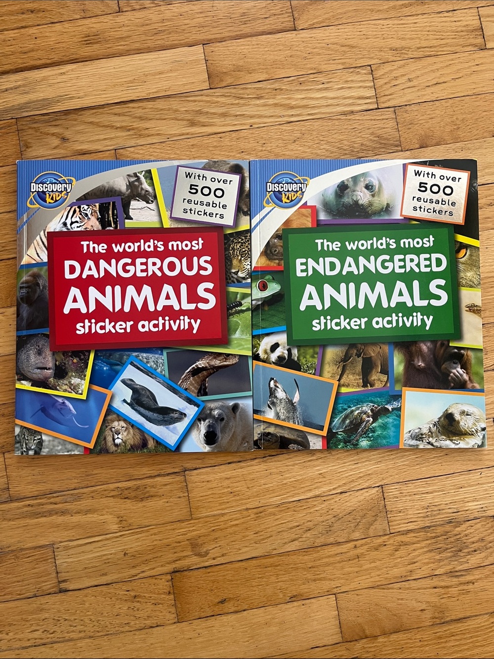 World's Most Dangerous And Endangered Animals Softcover Sticker Activity Books